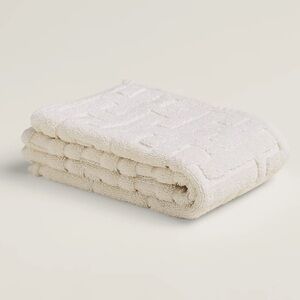 Hermes stairs hand towel, white/ beige, brand new in box